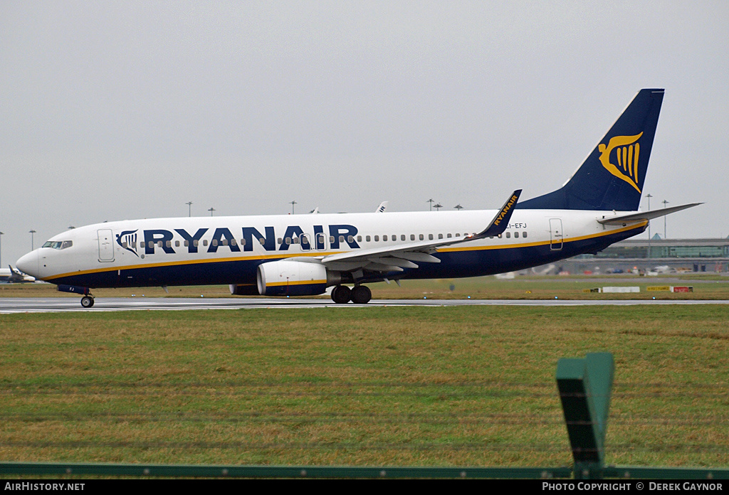 Aircraft Photo of EI-EFJ | Boeing 737-8AS | Ryanair | AirHistory.net #280723