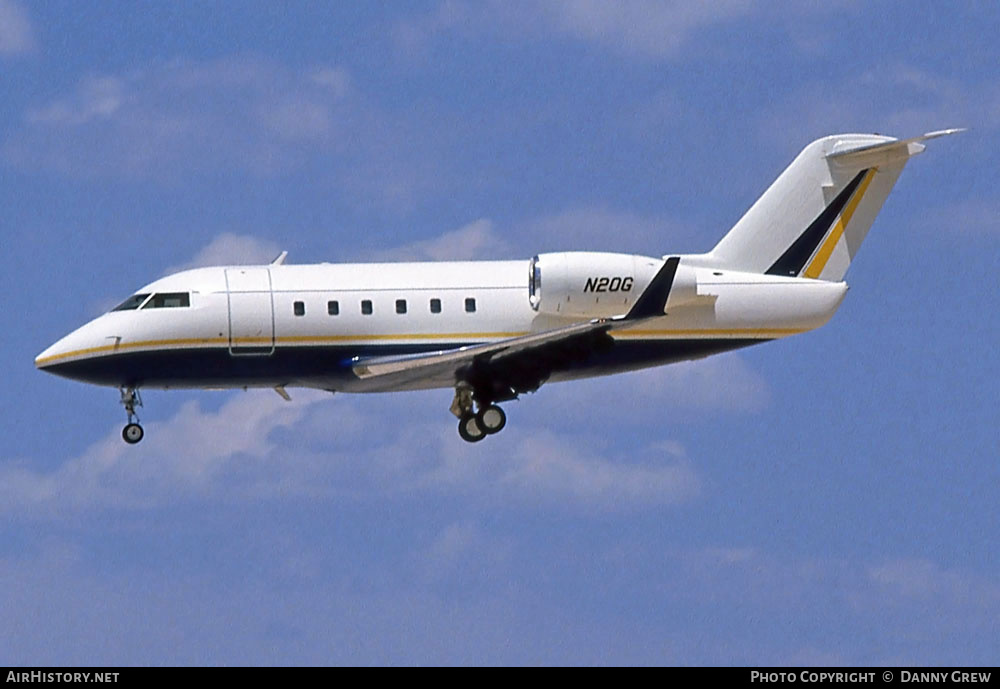 Aircraft Photo of N20G | Canadair Challenger 600S (CL-600-1A11) | AirHistory.net #280770