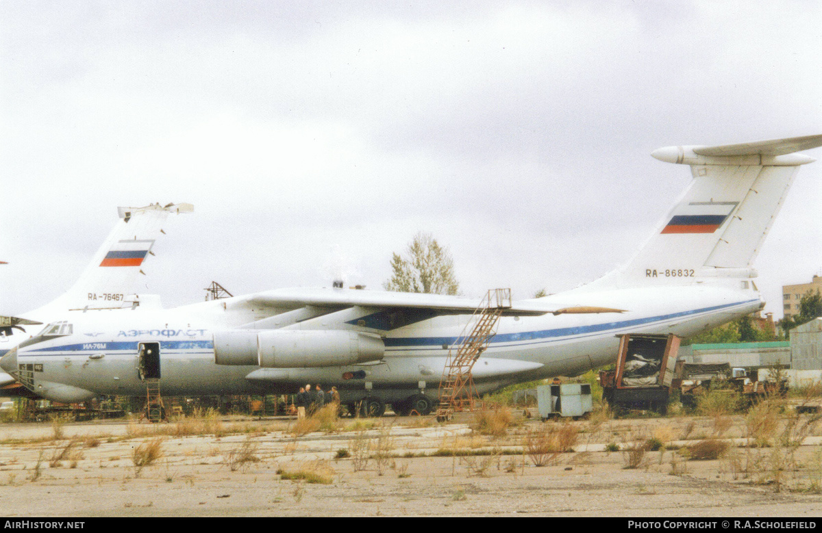 Aircraft Photo of RA-86832 | Ilyushin Il-76M | Aeroflot | AirHistory.net #280790