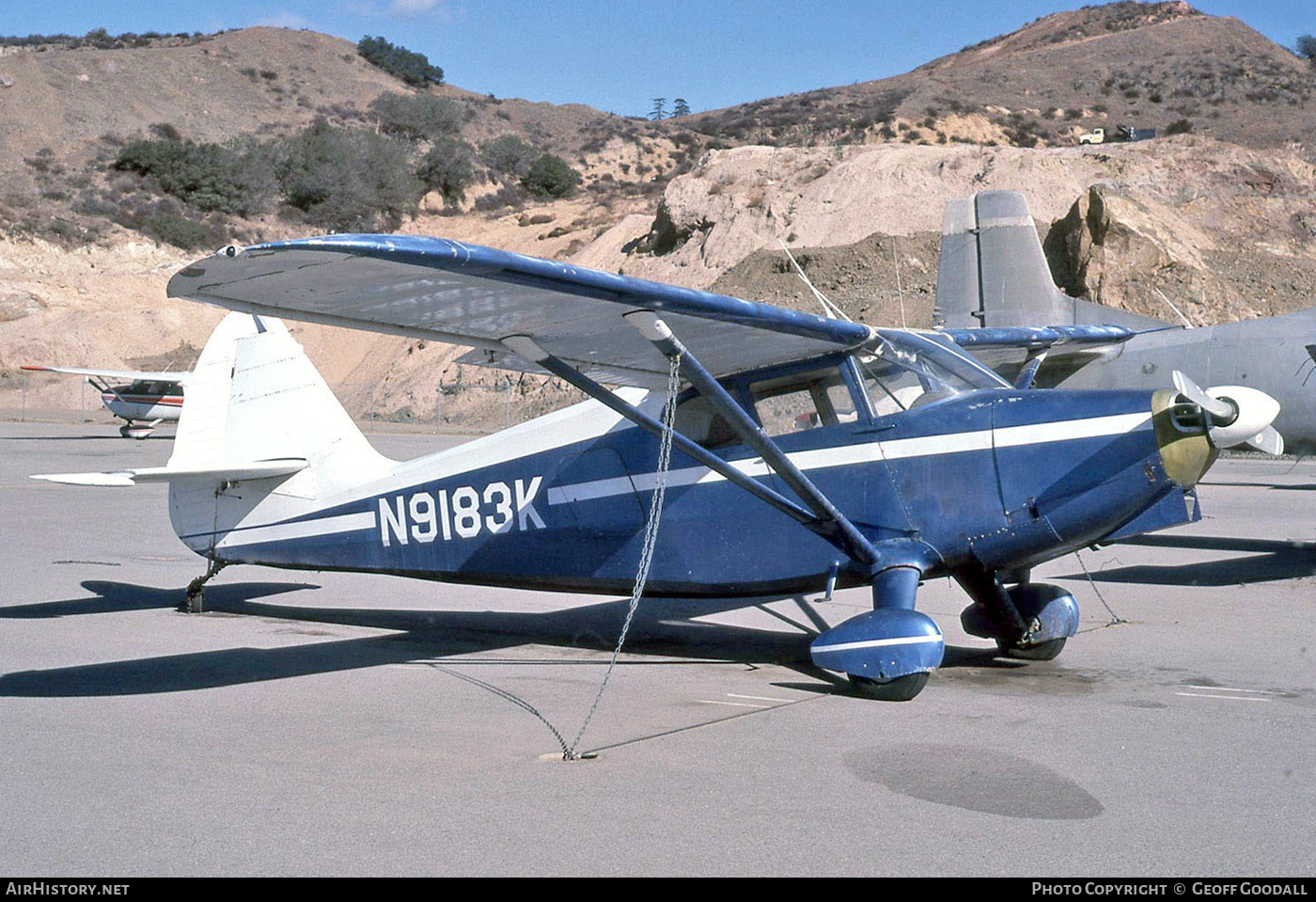 Aircraft Photo of N9183K | Stinson 108-1 Voyager | AirHistory.net #280844