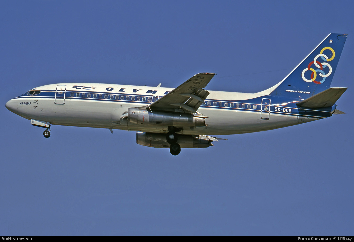 Aircraft Photo of SX-BCB | Boeing 737-284/Adv | Olympic | AirHistory.net #280892
