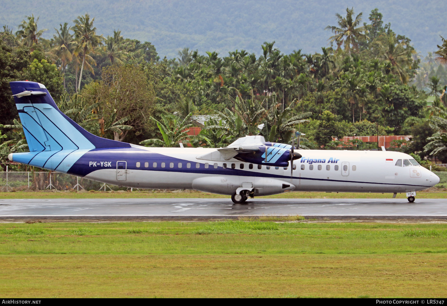 Aircraft Photo of PK-YSK | ATR ATR-72-500 (ATR-72-212A) | Trigana Air | AirHistory.net #280916