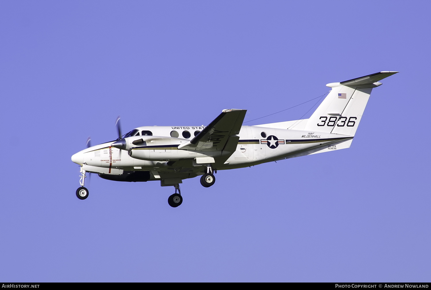 Aircraft Photo of 163836 / 3836 | Beech UC-12M Super King Air (B200C) | USA - Navy | AirHistory.net #280936