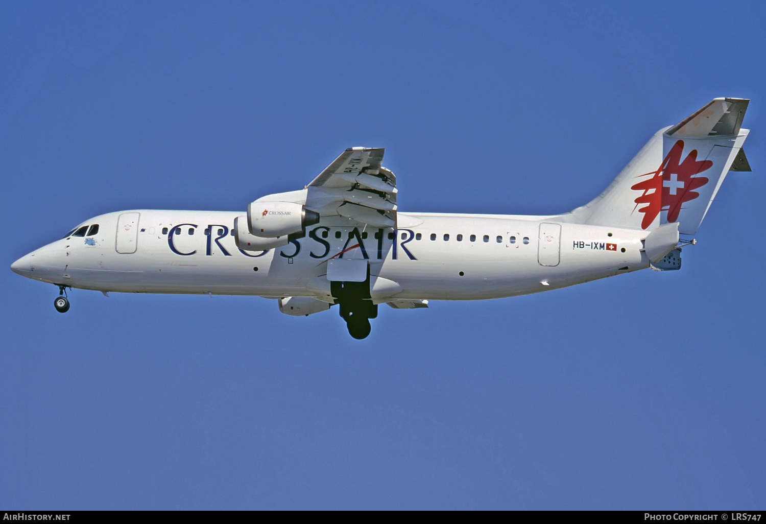 Aircraft Photo of HB-IXM | BAE Systems Avro 146-RJ100 | Crossair | AirHistory.net #280944