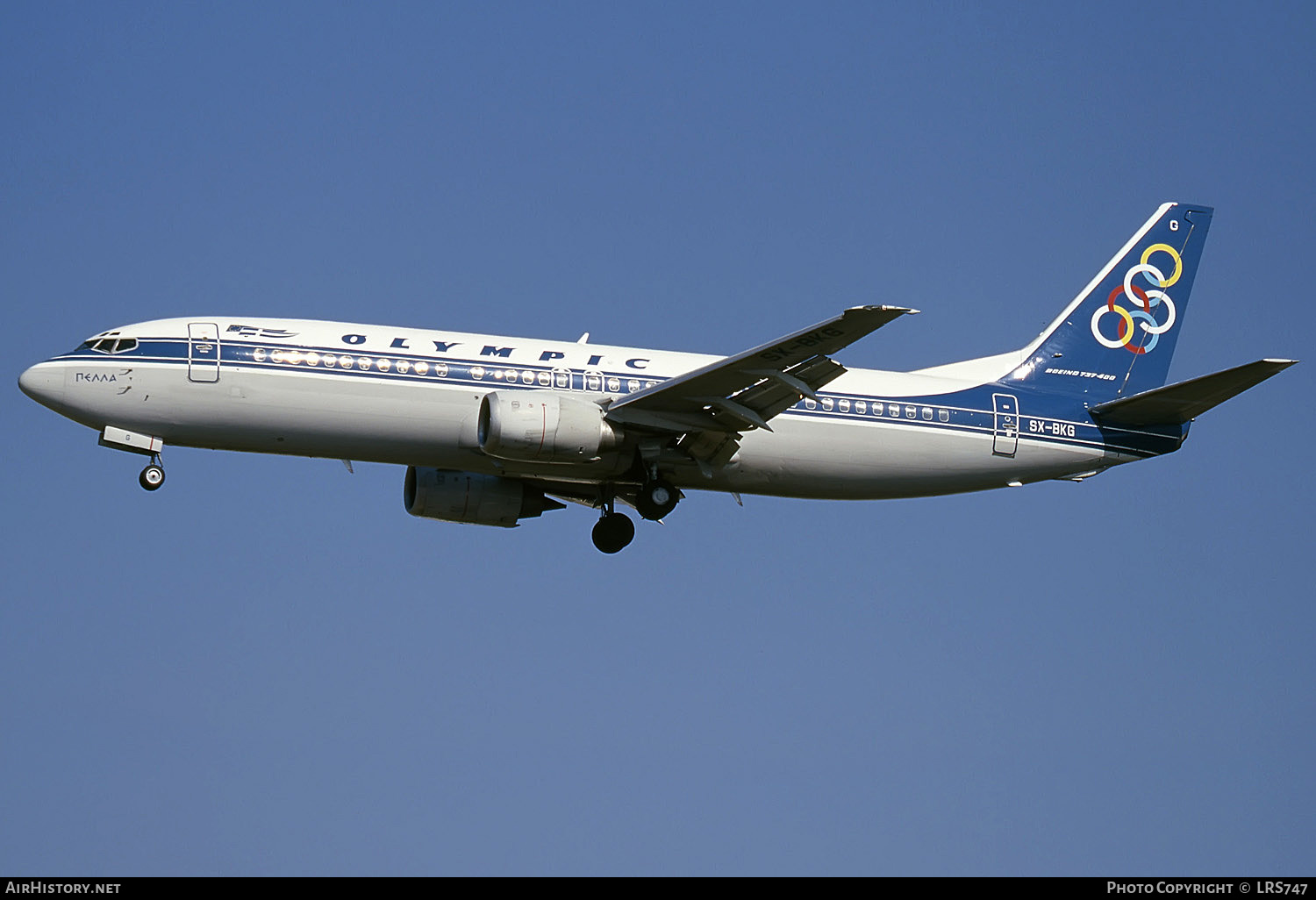 Aircraft Photo of SX-BKG | Boeing 737-484 | Olympic | AirHistory.net #280945