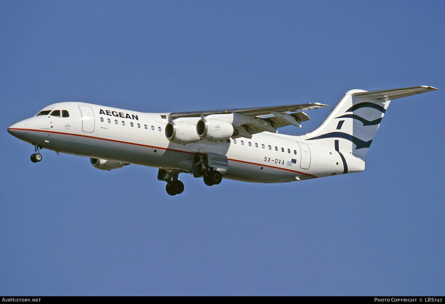 Aircraft Photo of SX-DVA | BAE Systems Avro 146-RJ100 | Aegean Airlines | AirHistory.net #280947