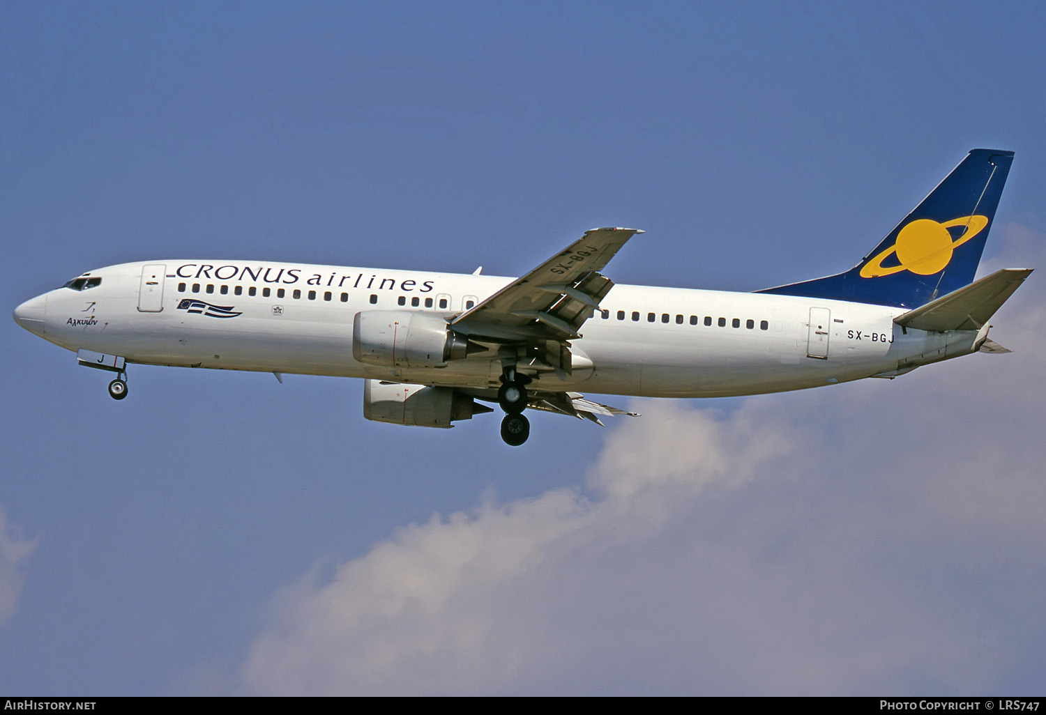 Aircraft Photo of SX-BGJ | Boeing 737-4S3 | Cronus Airlines | AirHistory.net #280952