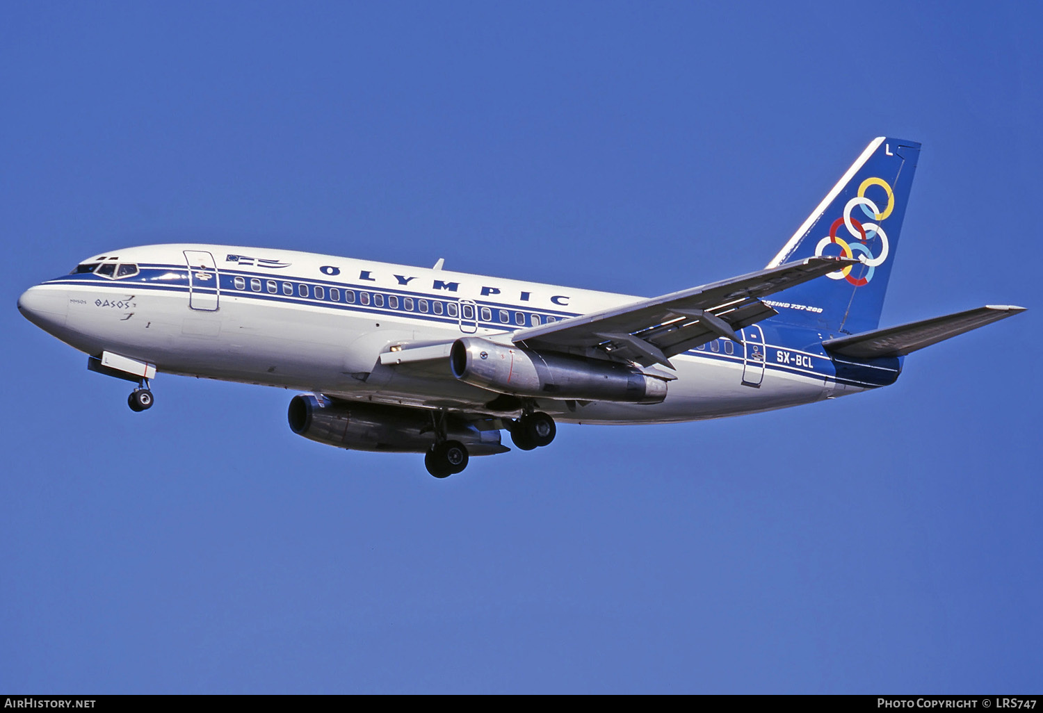 Aircraft Photo of SX-BCL | Boeing 737-284/Adv | Olympic | AirHistory.net #280957