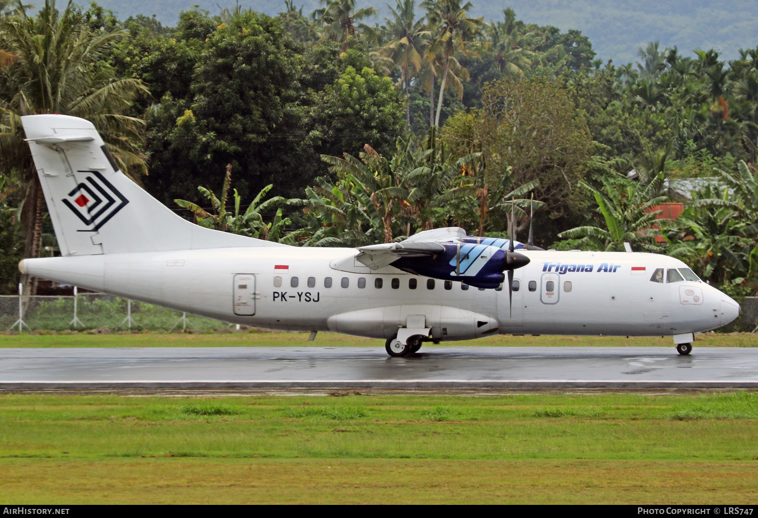 Aircraft Photo of PK-YSJ | ATR ATR-42-300 | Trigana Air | AirHistory.net #280968