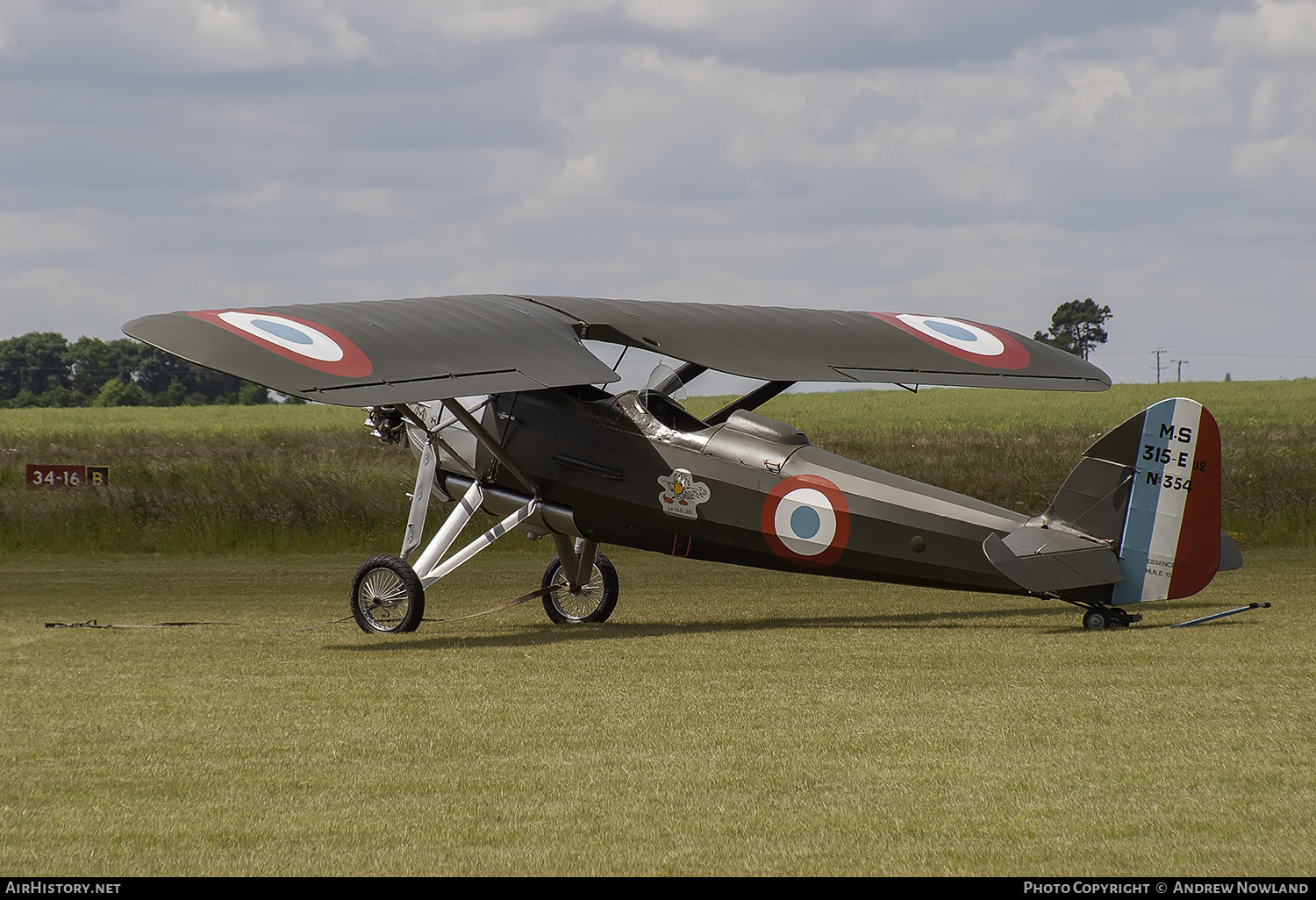 Aircraft Photo of G-BZNK / 354 | Morane-Saulnier MS-315 Ed2 | France - Air Force | AirHistory.net #280978