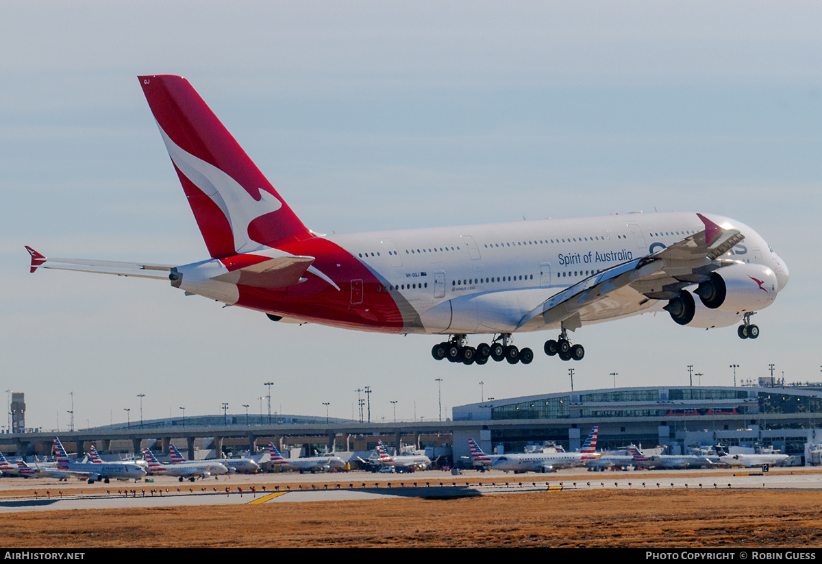Aircraft Photo of VH-OQJ | Airbus A380-842 | Qantas | AirHistory.net #280994