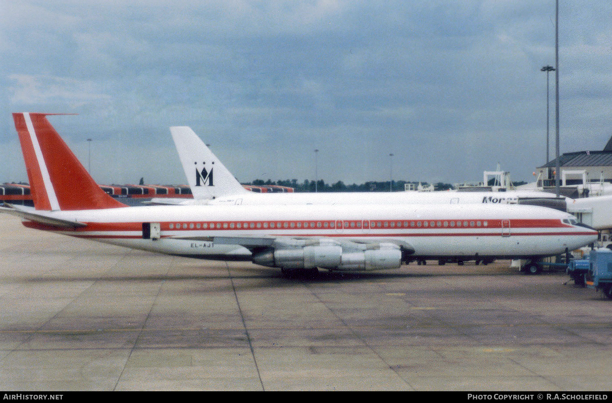 Aircraft Photo of EL-AJT | Boeing 707-344B | AirHistory.net #281032