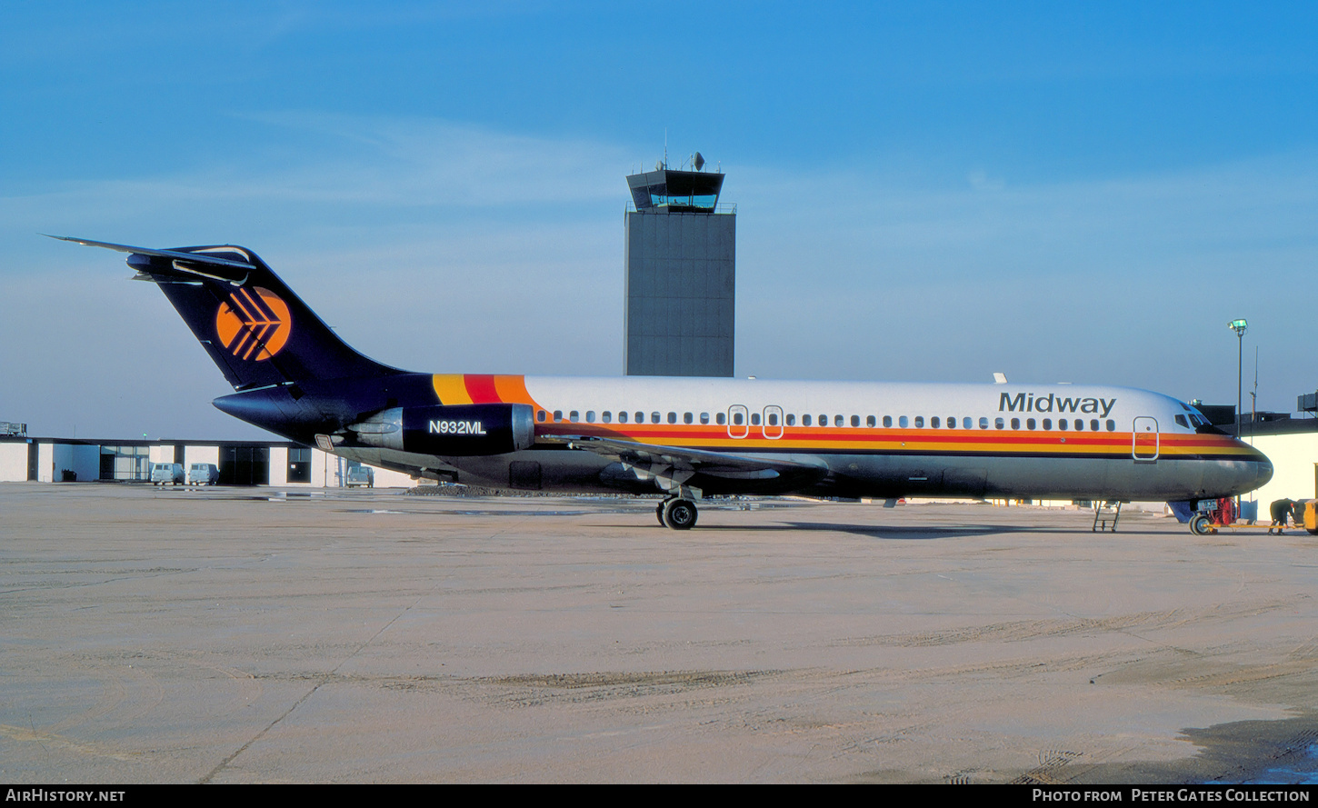Aircraft Photo of N932ML | McDonnell Douglas DC-9-31 | Midway Airlines | AirHistory.net #281075