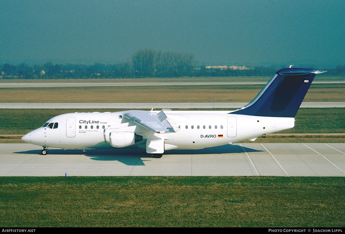 Aircraft Photo of D-AVRO | British Aerospace Avro 146-RJ85 | CityLine Europe | AirHistory.net #281118