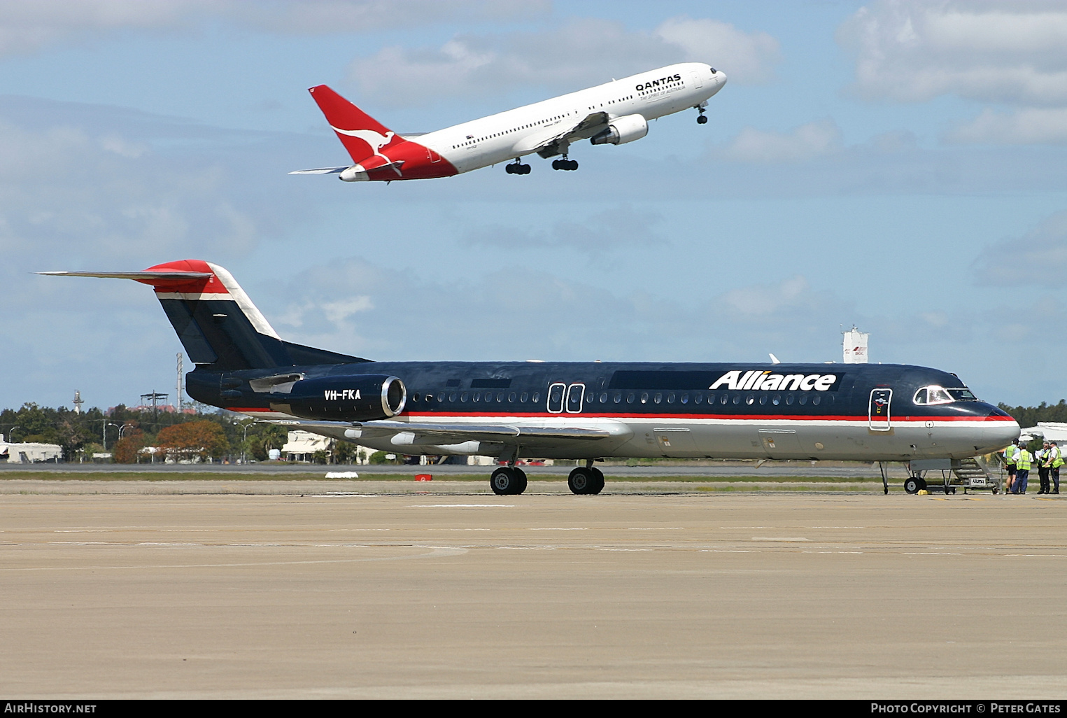 Aircraft Photo of VH-FKA | Fokker 100 (F28-0100) | Alliance Airlines | AirHistory.net #281119