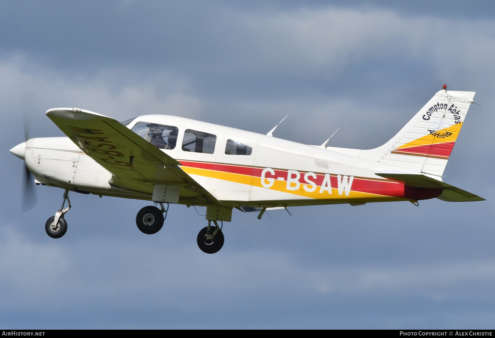 Aircraft Photo of G-BSAW | Piper PA-28-161 Warrior II | Compton Abbas Airfield | AirHistory.net #281125