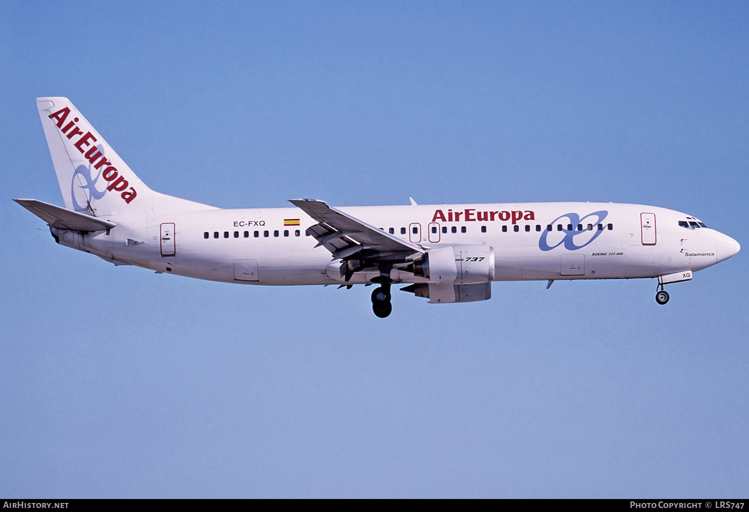 Aircraft Photo of EC-FXQ | Boeing 737-4Q8 | Air Europa | AirHistory.net #281147