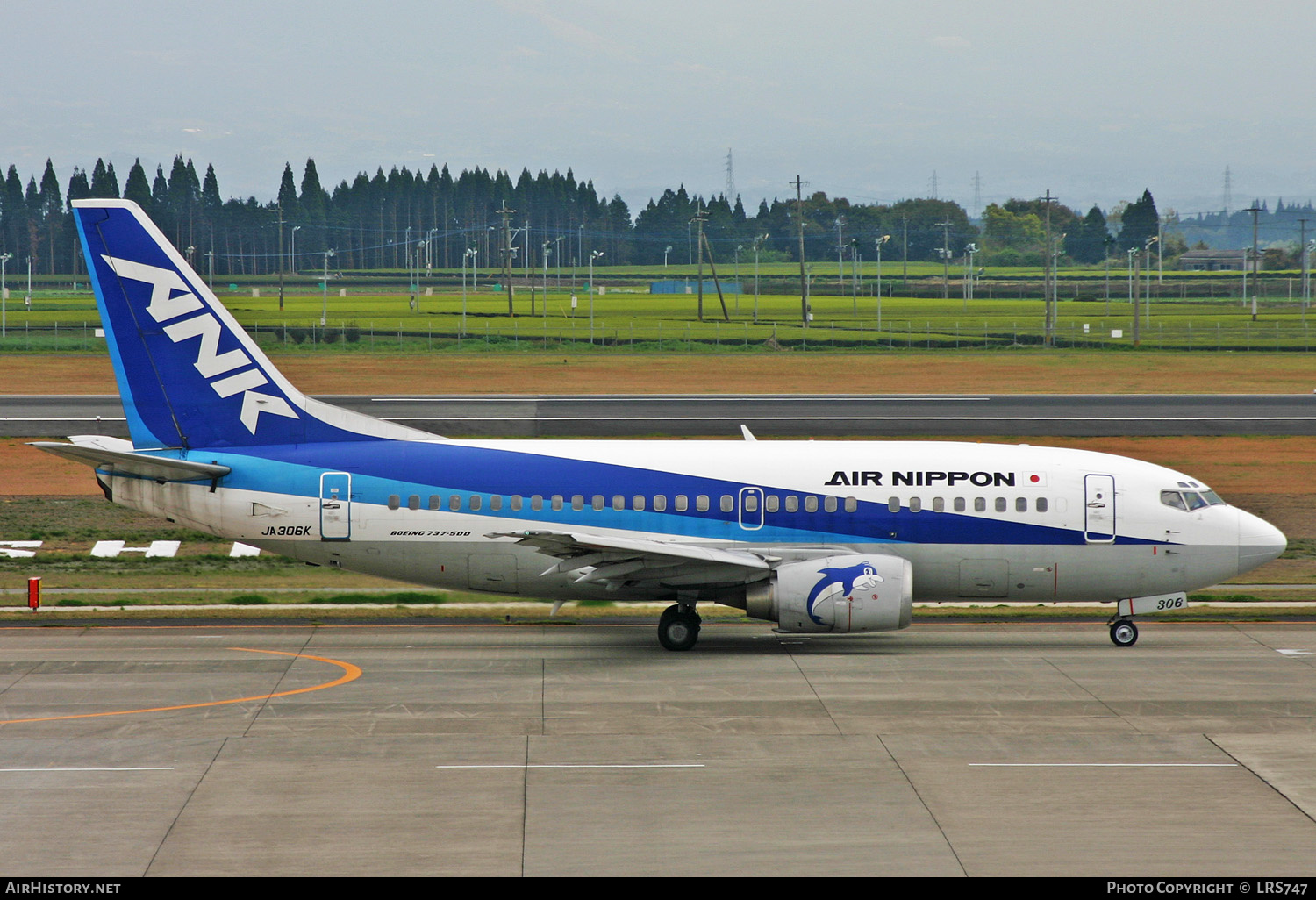 Aircraft Photo of JA306K | Boeing 737-54K | Air Nippon - ANK | AirHistory.net #281174