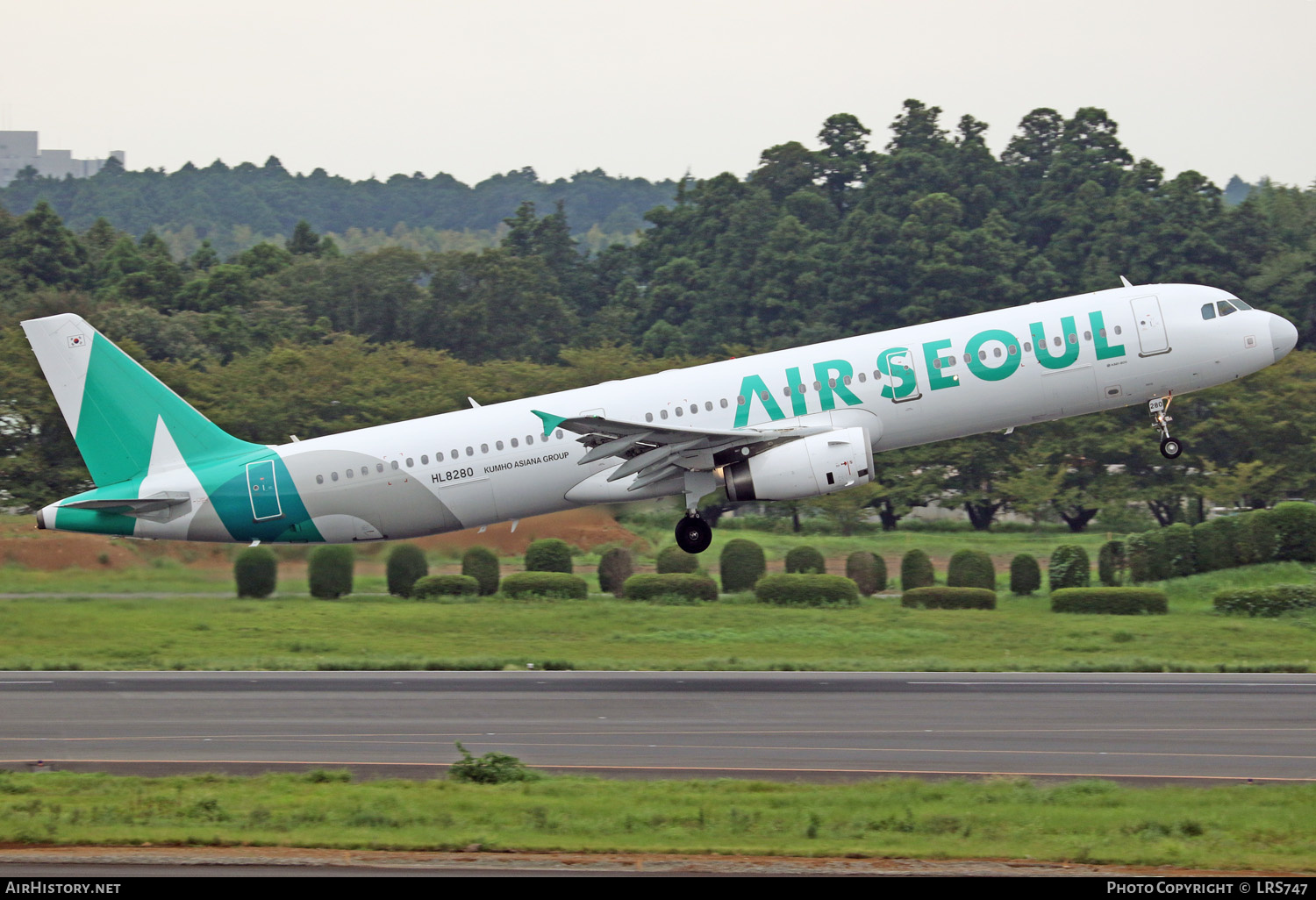 Aircraft Photo of HL8280 | Airbus A321-231 | Air Seoul | AirHistory.net #281180