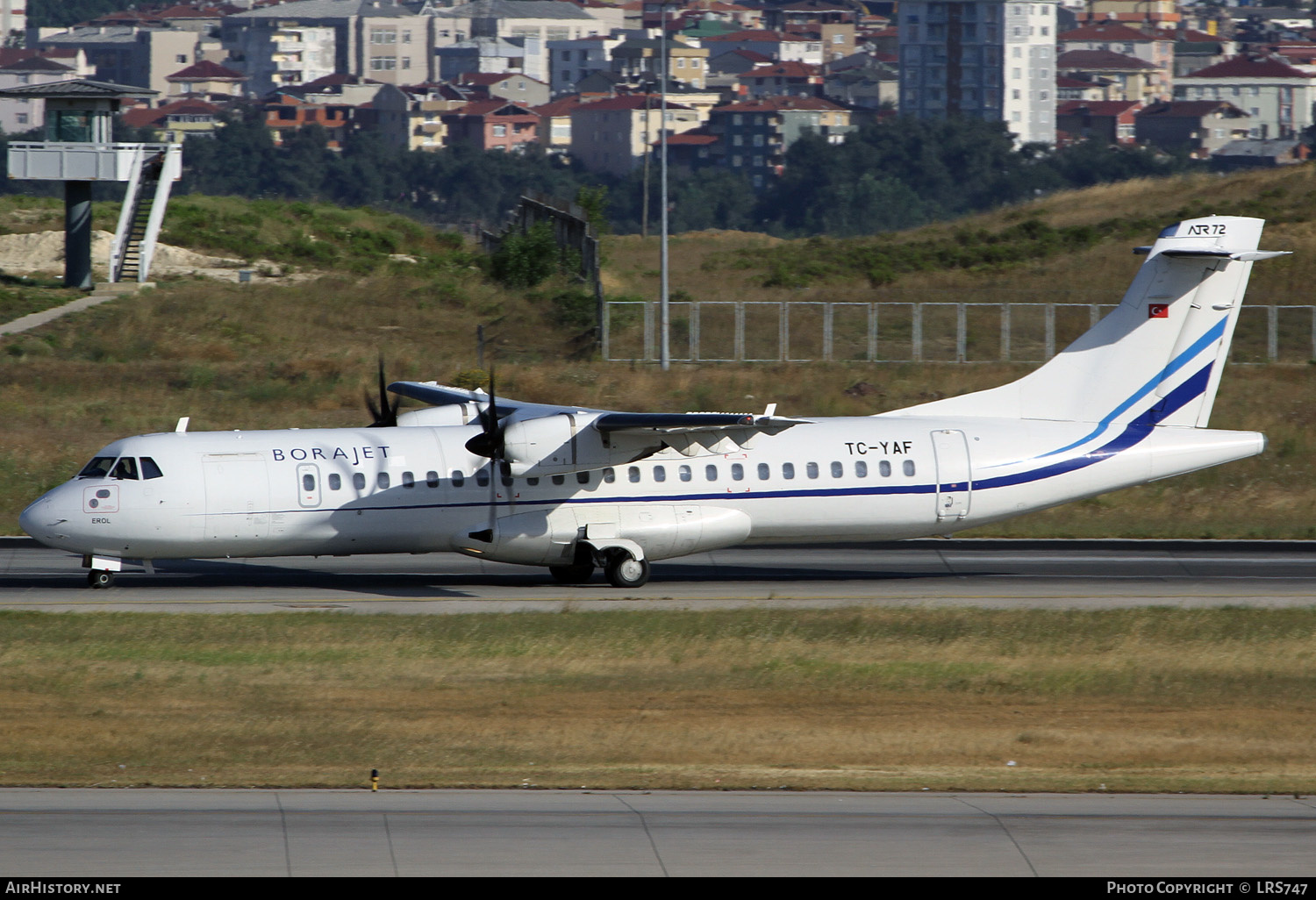 Aircraft Photo of TC-YAF | ATR ATR-72-500 (ATR-72-212A) | Borajet Airlines | AirHistory.net #281193