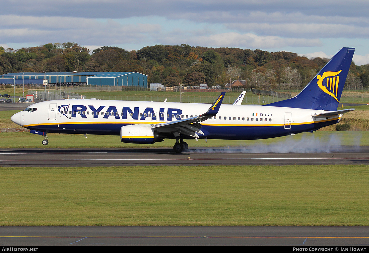 Aircraft Photo of EI-EVH | Boeing 737-8AS | Ryanair | AirHistory.net #281219