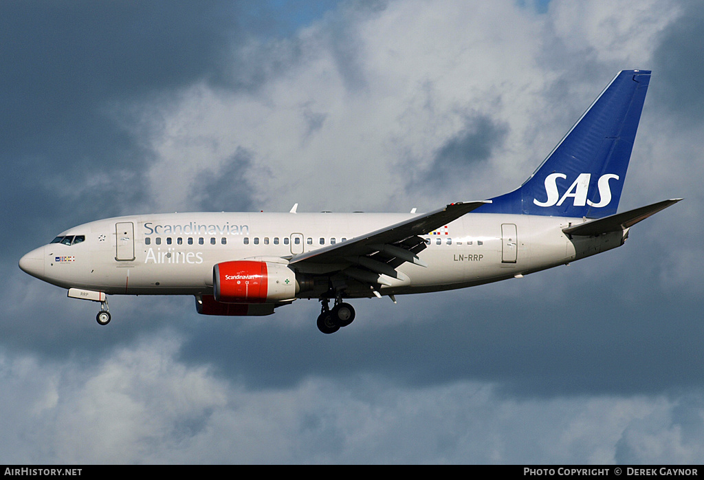 Aircraft Photo of LN-RRP | Boeing 737-683 | Scandinavian Airlines - SAS | AirHistory.net #281241