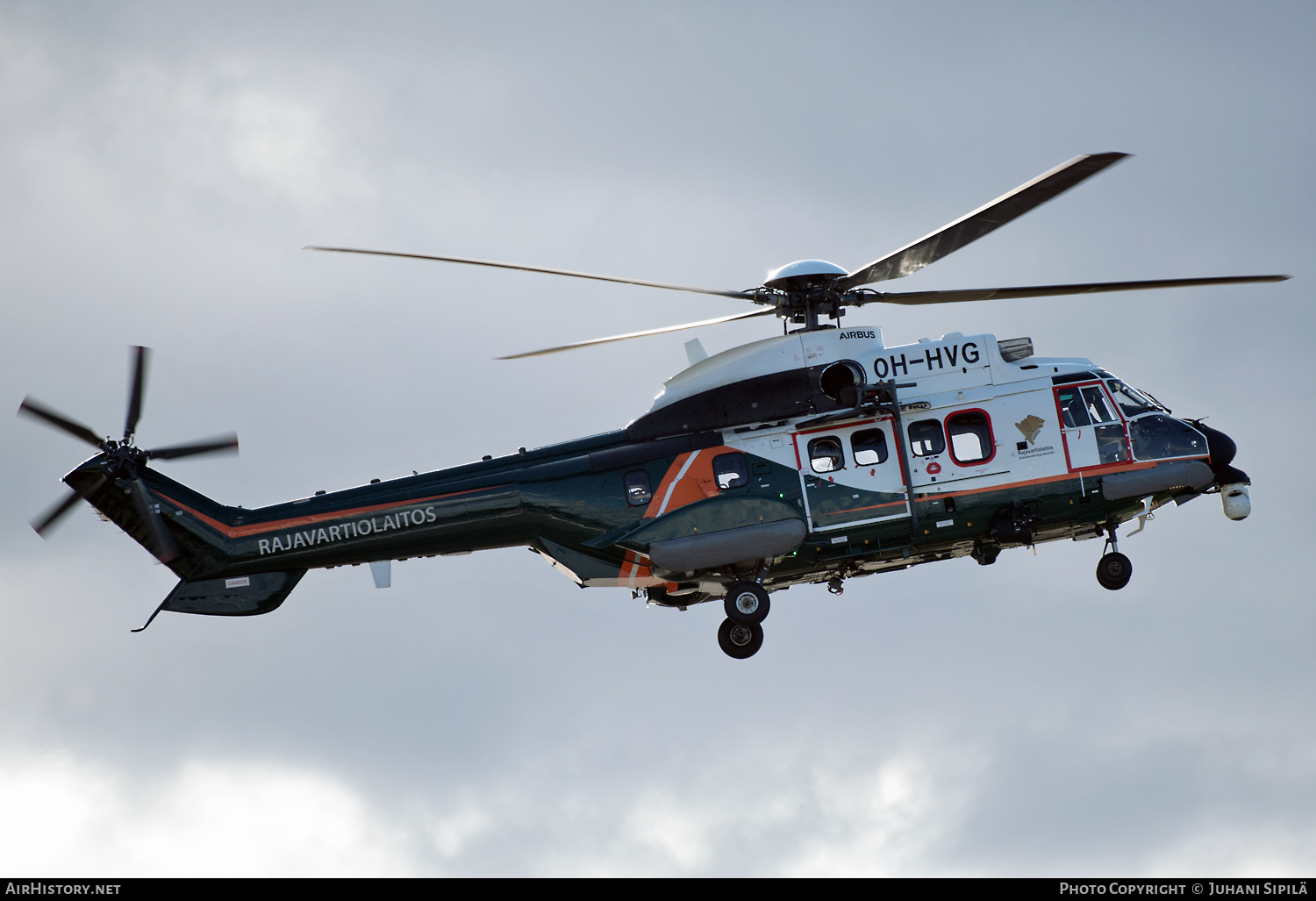 Aircraft Photo of OH-HVG | Aerospatiale AS-332L1 Super Puma | Rajavartiolaitos - Finnish Border Guard | AirHistory.net #281283