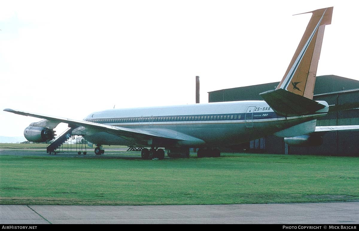 Aircraft Photo of ZS-SAB | Boeing 707-344 | South African Airways - Suid-Afrikaanse Lugdiens | AirHistory.net #281288