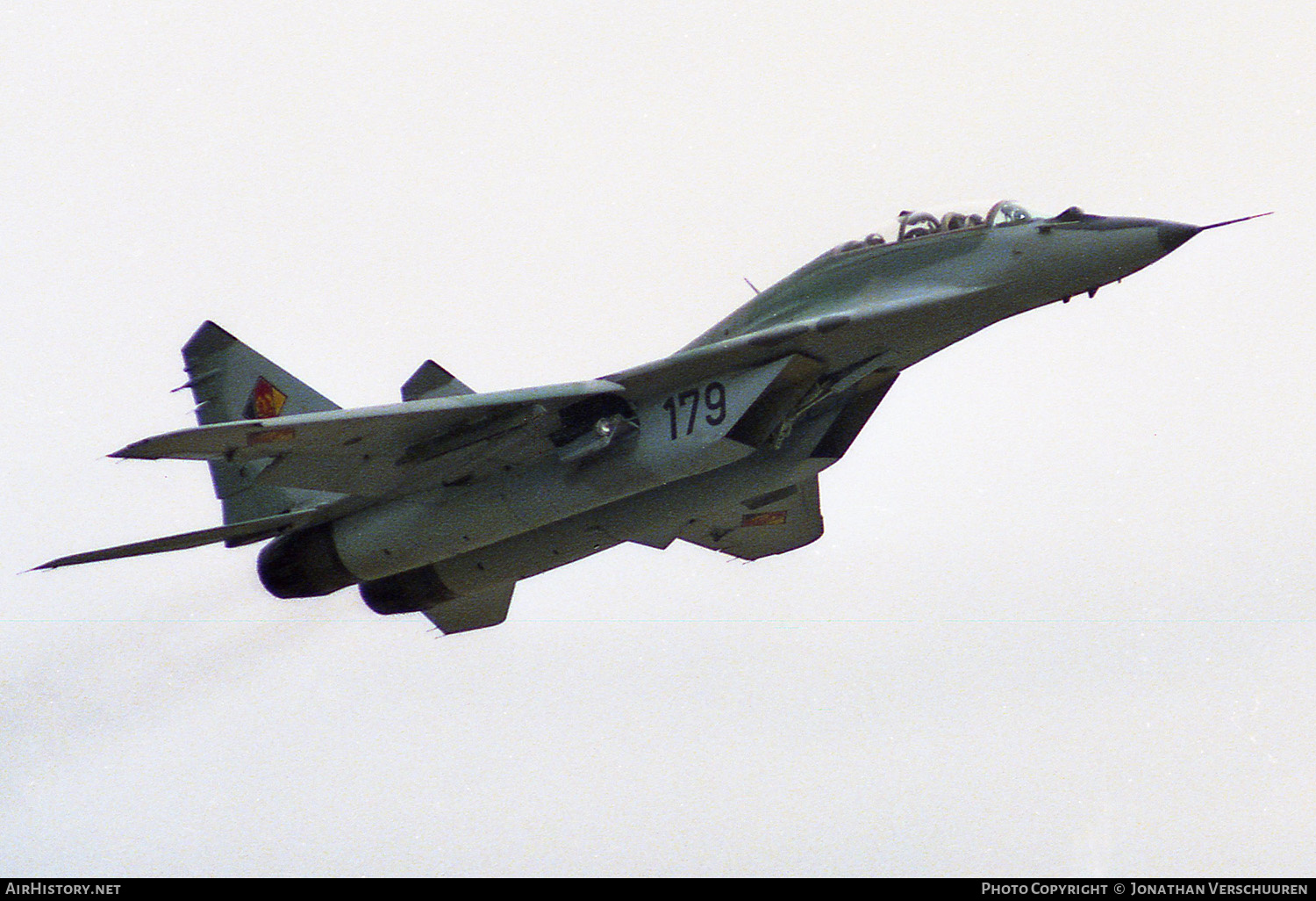 Aircraft Photo of 179 | Mikoyan-Gurevich MiG-29UB (9-51) | East Germany - Air Force | AirHistory.net #281306