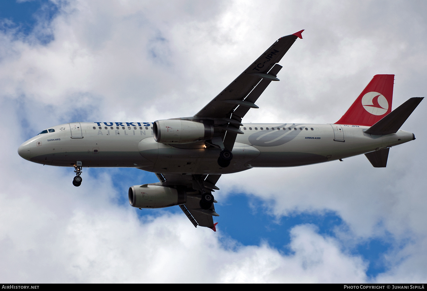 Aircraft Photo of TC-JPN | Airbus A320-232 | Turkish Airlines | AirHistory.net #281307