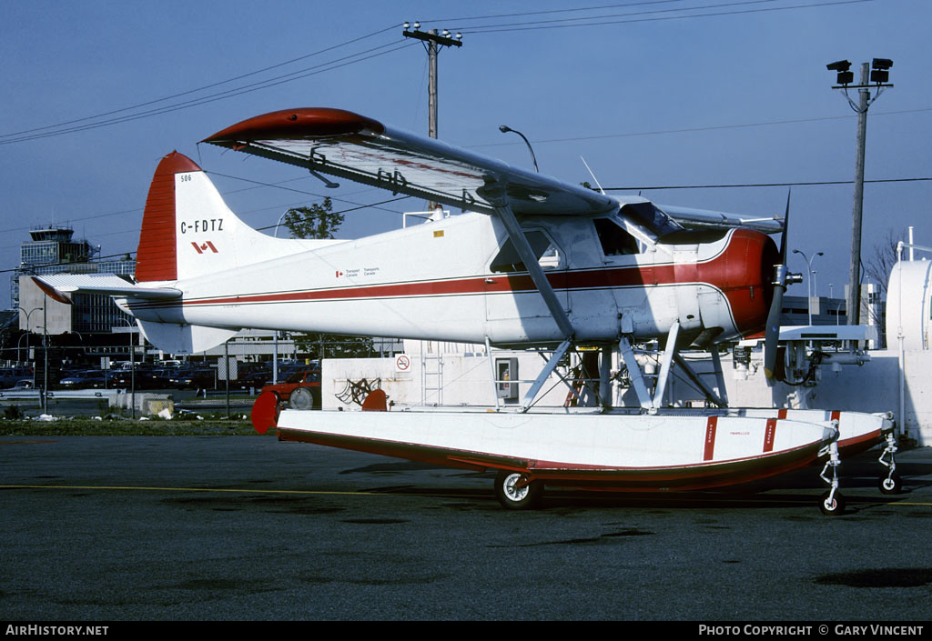 Aircraft Photo of C-FDTZ | De Havilland Canada DHC-2 Beaver Mk.1 | Transport Canada | AirHistory.net #281309