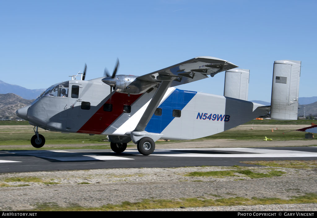 Aircraft Photo of N549WB | Short SC.7 Skyvan 3-100 | AirHistory.net #281312