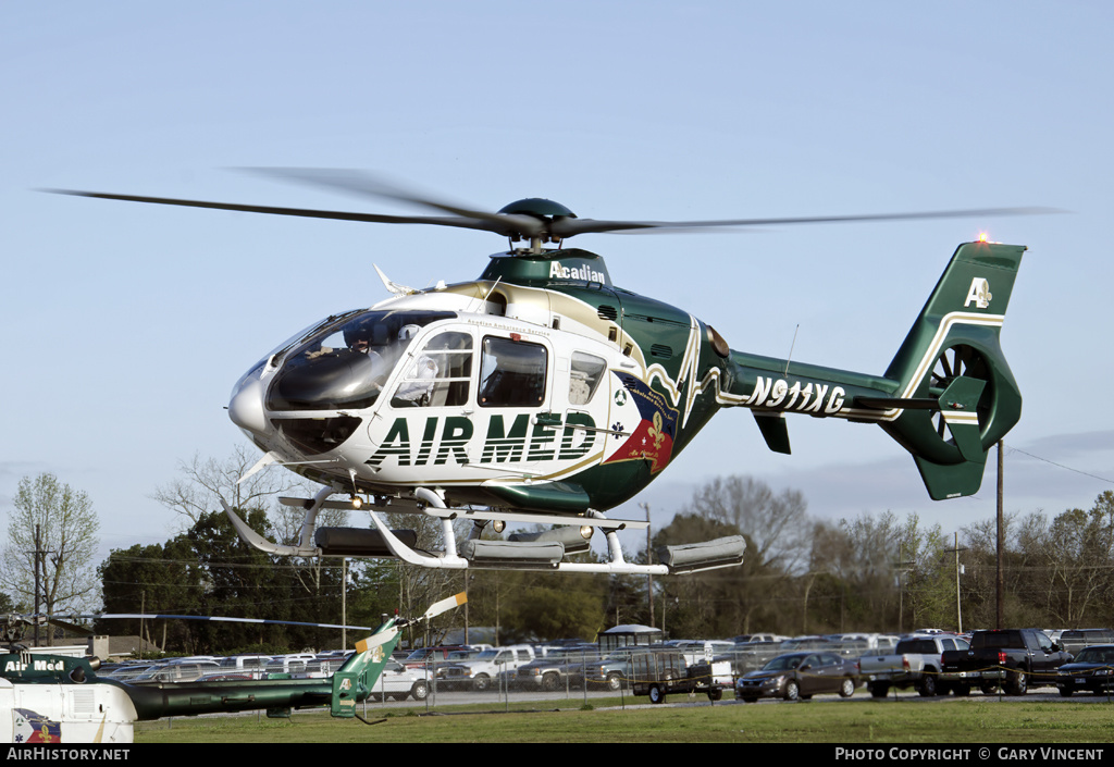 Aircraft Photo of N911XG | Eurocopter EC-135T-1 | Acadian Ambulance Service | AirHistory.net #281313