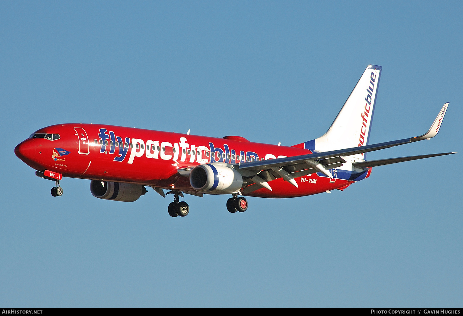 Aircraft Photo of VH-VUM | Boeing 737-8BK | Virgin Blue Airlines | AirHistory.net #281339