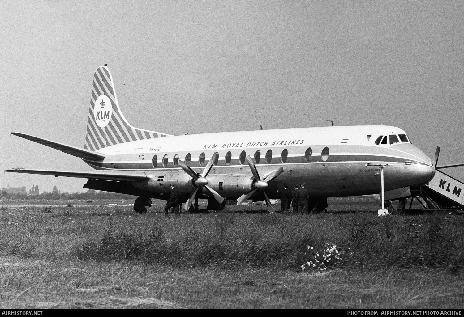 Aircraft Photo of PH-VIE | Vickers 803 Viscount | KLM - Royal Dutch Airlines | AirHistory.net #281342
