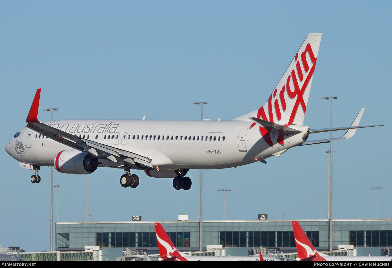 Aircraft Photo of VH-YIG | Boeing 737-8FE | Virgin Australia Airlines | AirHistory.net #281344