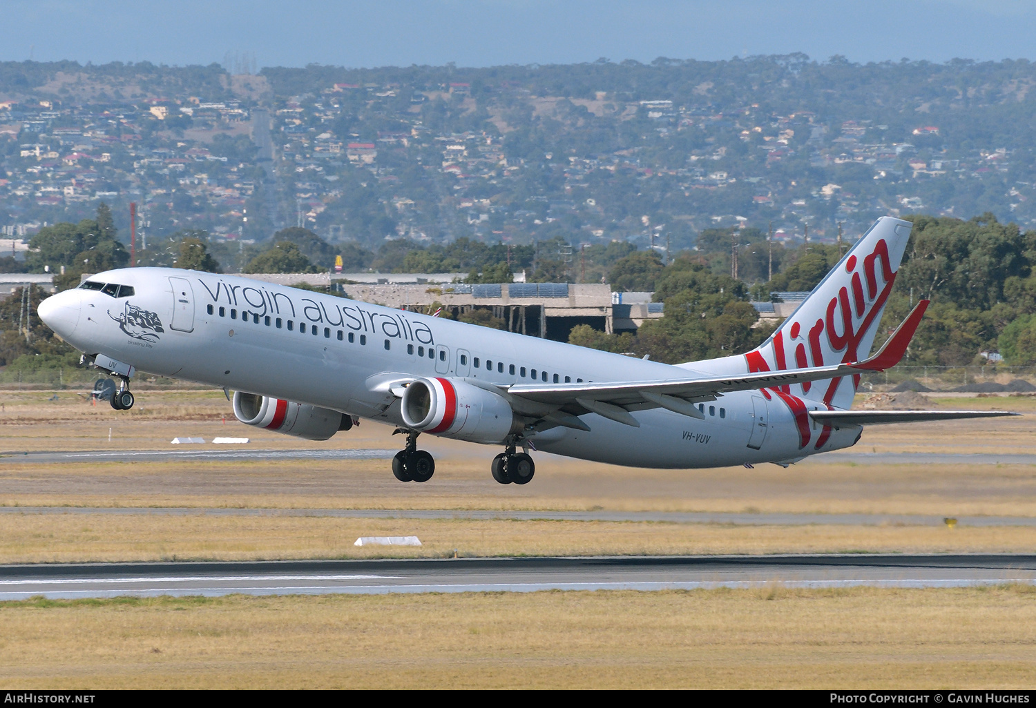 Aircraft Photo of VH-VUV | Boeing 737-8FE | Virgin Australia Airlines | AirHistory.net #281351