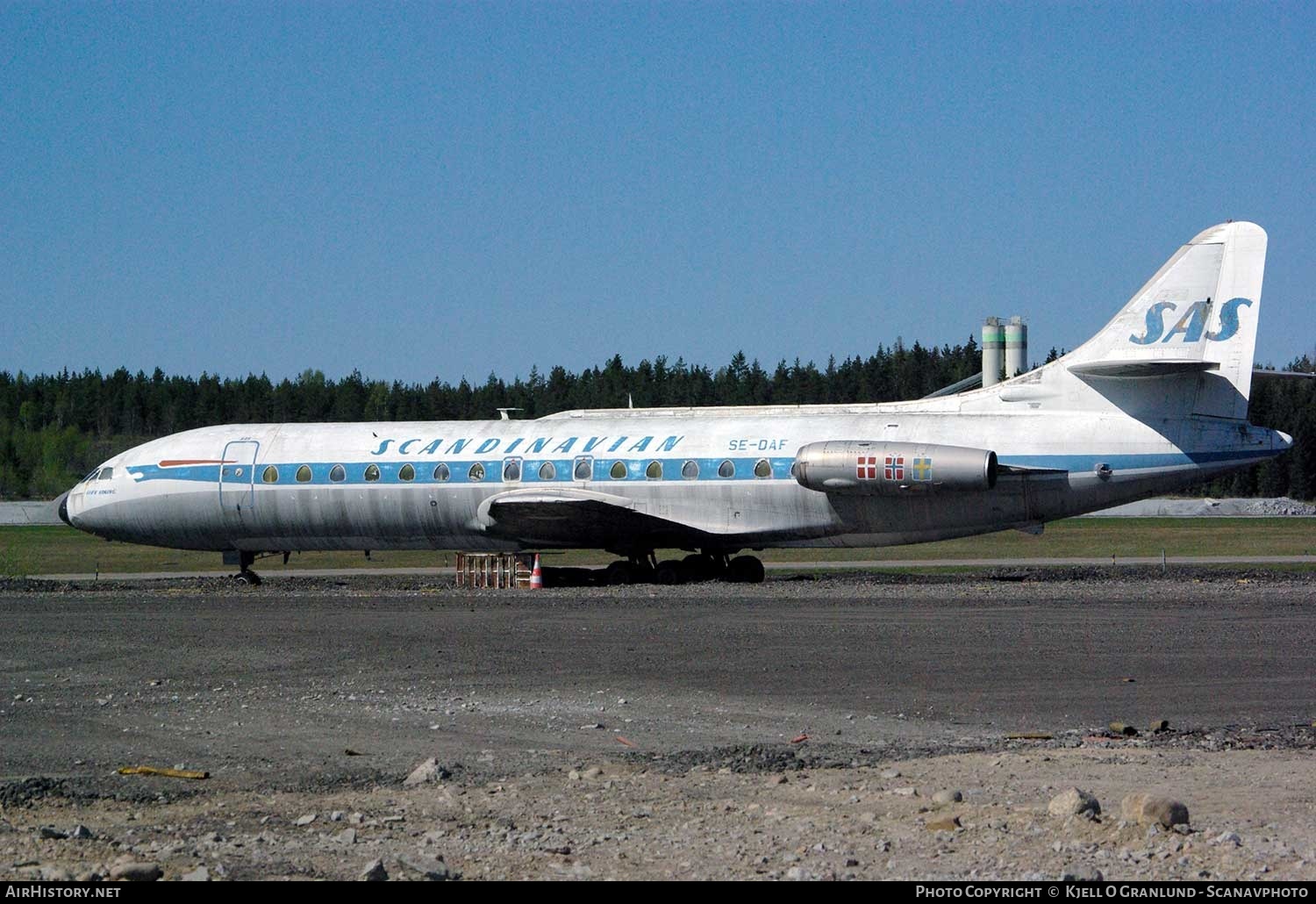 Aircraft Photo of SE-DAF | Sud SE-210 Caravelle III | Scandinavian Airlines - SAS | AirHistory.net #281361