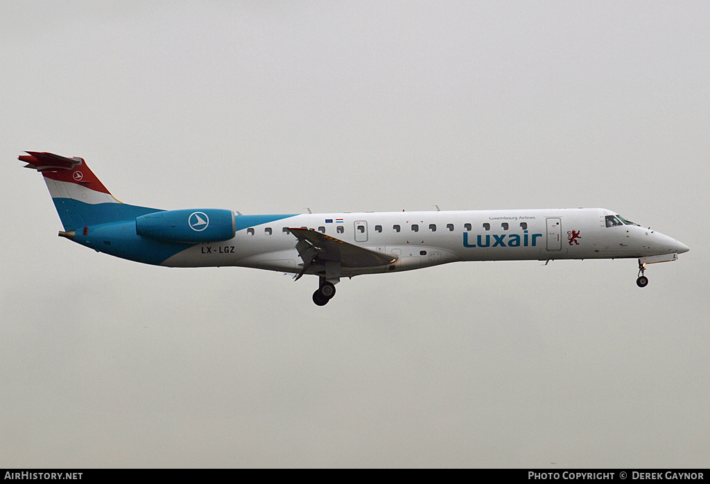 Aircraft Photo of LX-LGZ | Embraer ERJ-145LU (EMB-145LU) | Luxair | AirHistory.net #281376