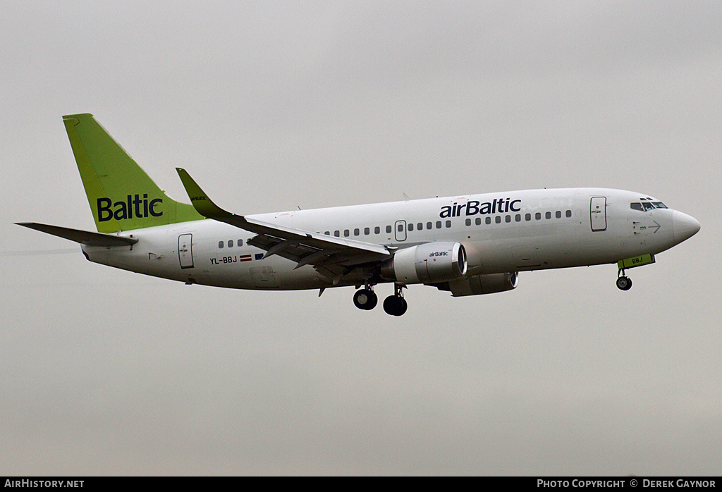 Aircraft Photo of YL-BBJ | Boeing 737-36Q | AirBaltic | AirHistory.net #281379