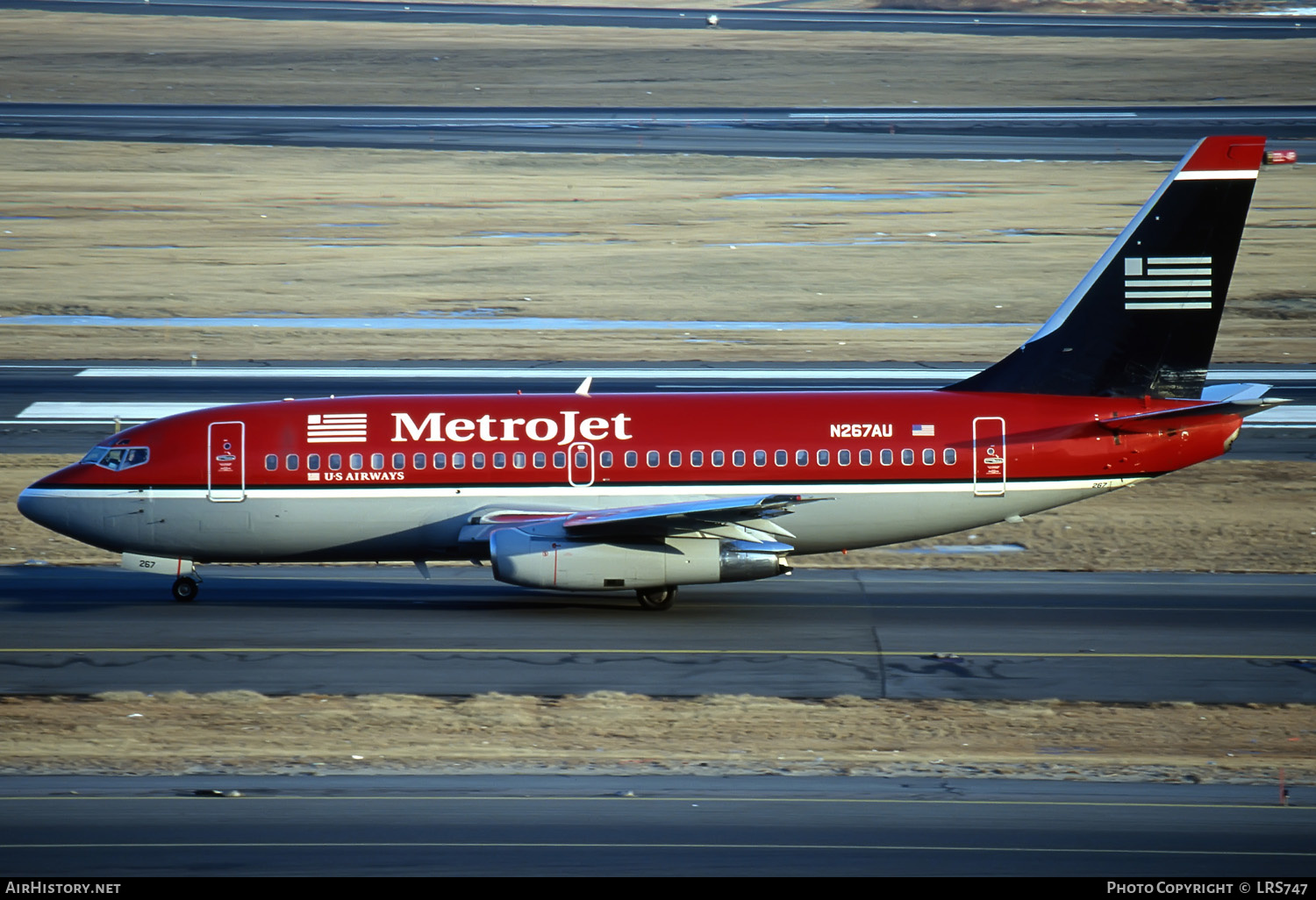 Aircraft Photo of N267AU | Boeing 737-2B7/Adv | Metrojet | AirHistory.net #281386