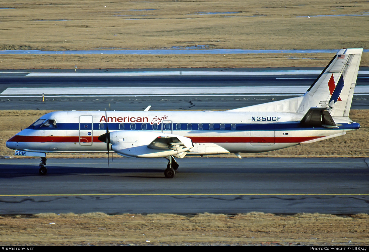 Aircraft Photo of N350CF | Saab 340B | American Eagle | AirHistory.net #281389