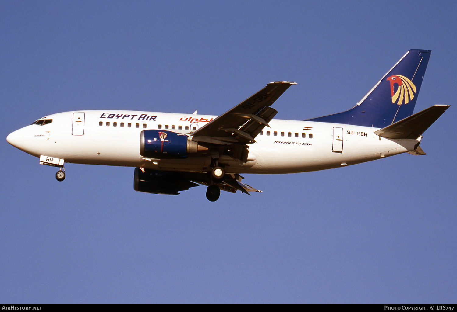 Aircraft Photo of SU-GBH | Boeing 737-566 | EgyptAir | AirHistory.net #281399