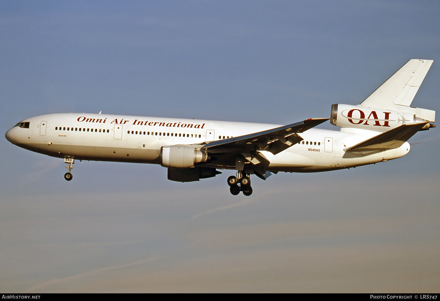 Aircraft Photo of N540AX | McDonnell Douglas DC-10-30 | Omni Air International - OAI | AirHistory.net #281400