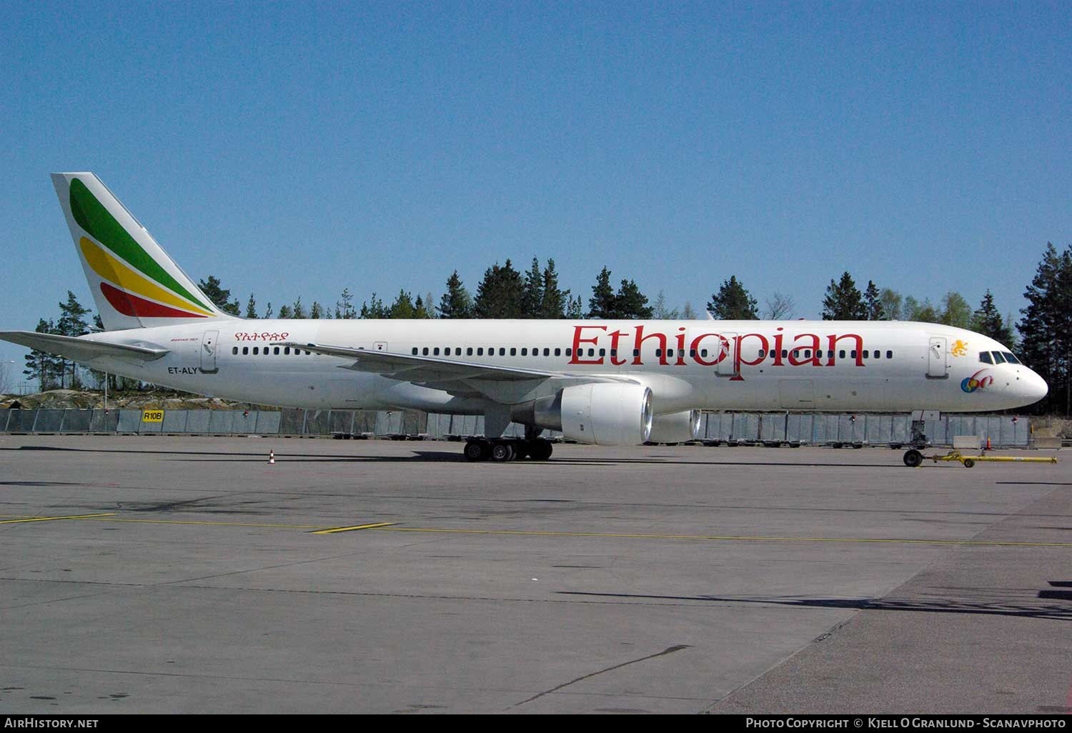 Aircraft Photo of ET-ALY | Boeing 757-231 | Ethiopian Airlines | AirHistory.net #281421
