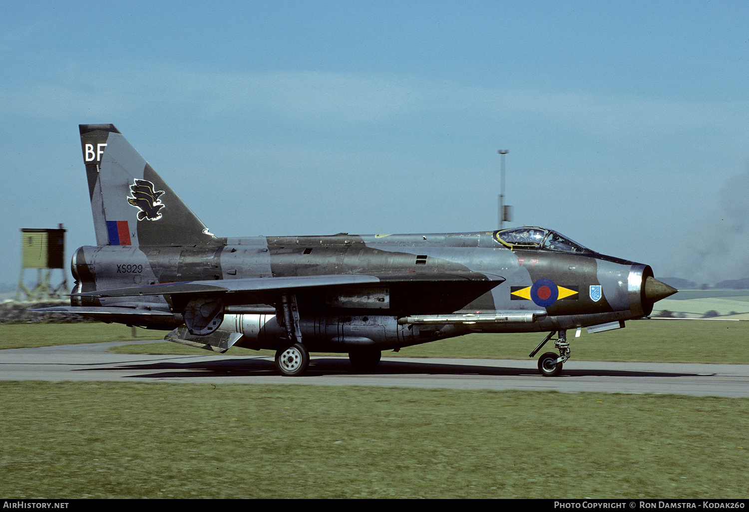 Aircraft Photo of XS929 | English Electric Lightning F6 | UK - Air Force | AirHistory.net #281441