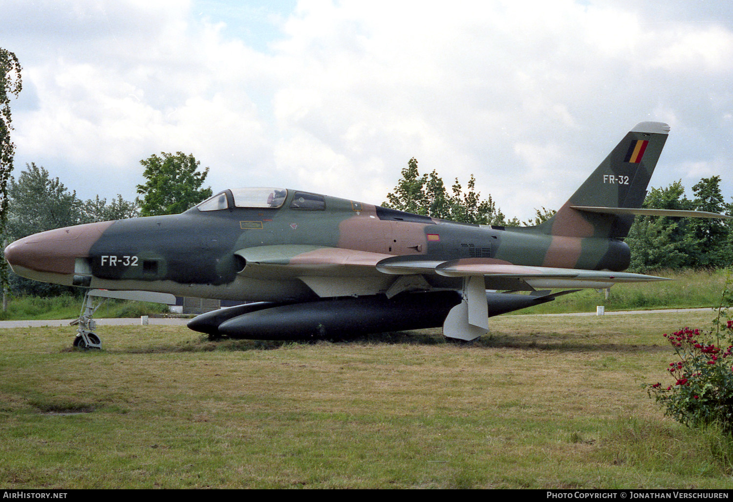 Aircraft Photo of FR32 | Republic RF-84F Thunderflash | Belgium - Air Force | AirHistory.net #281456