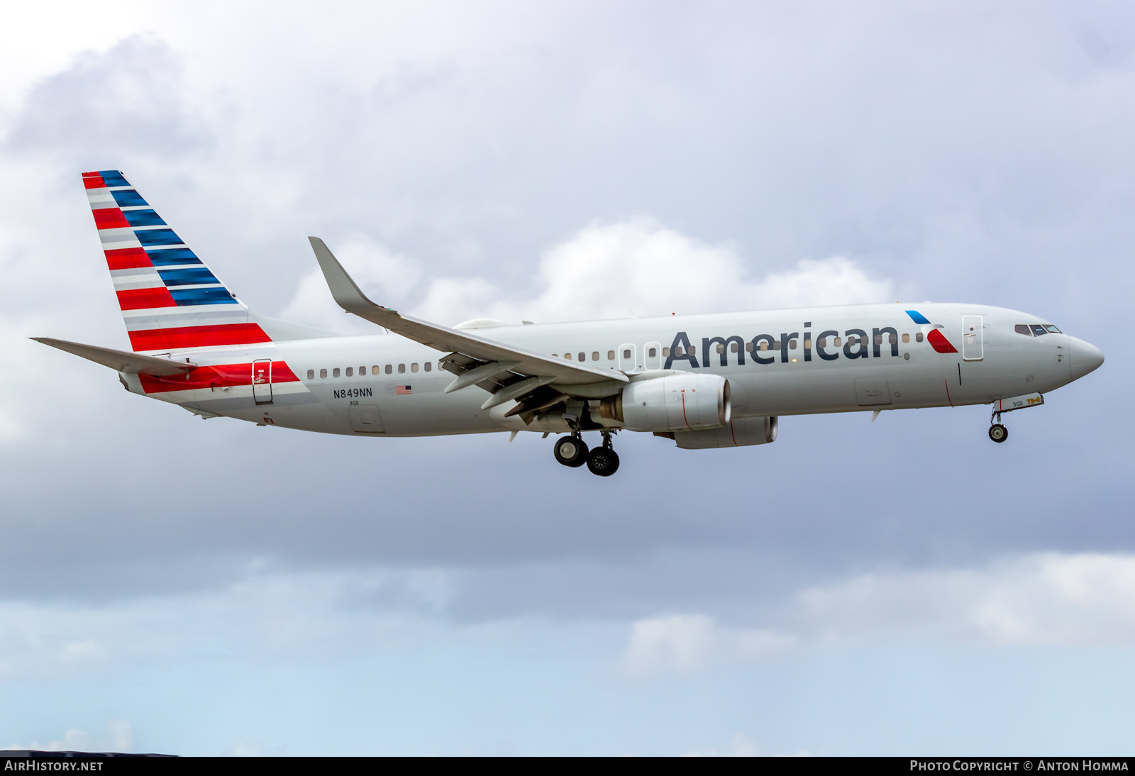 Aircraft Photo of N849NN | Boeing 737-823 | American Airlines | AirHistory.net #281489