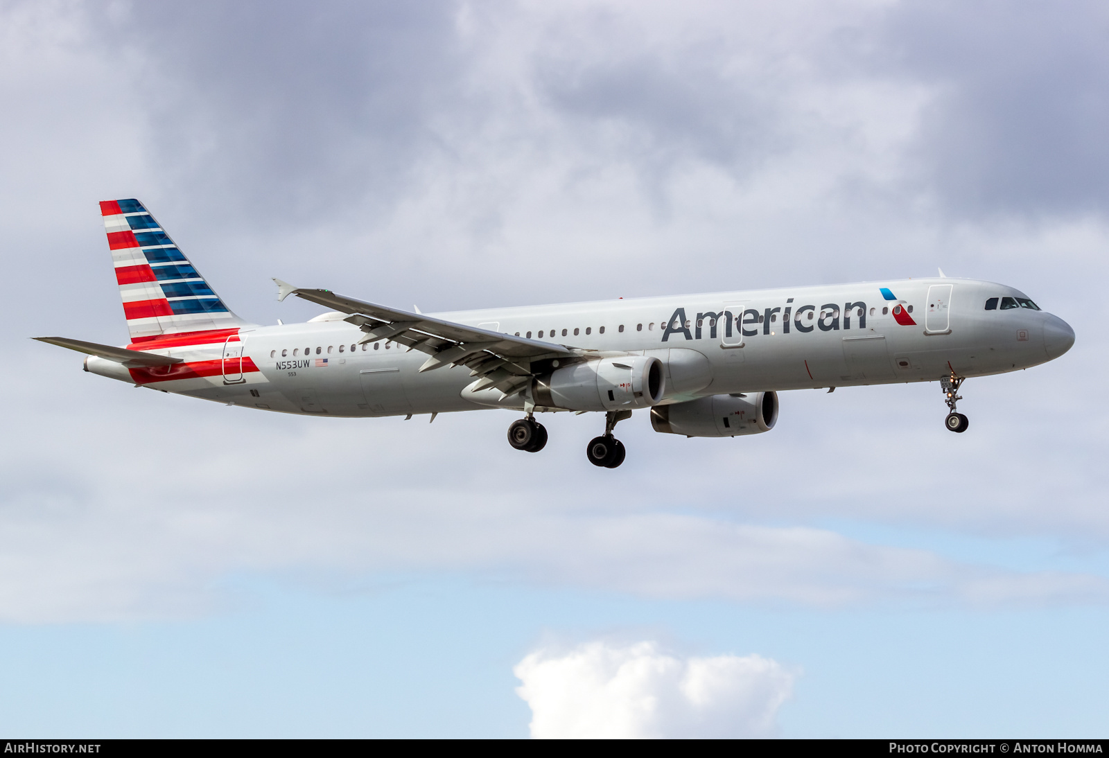 Aircraft Photo of N553UW | Airbus A321-231 | American Airlines | AirHistory.net #281497