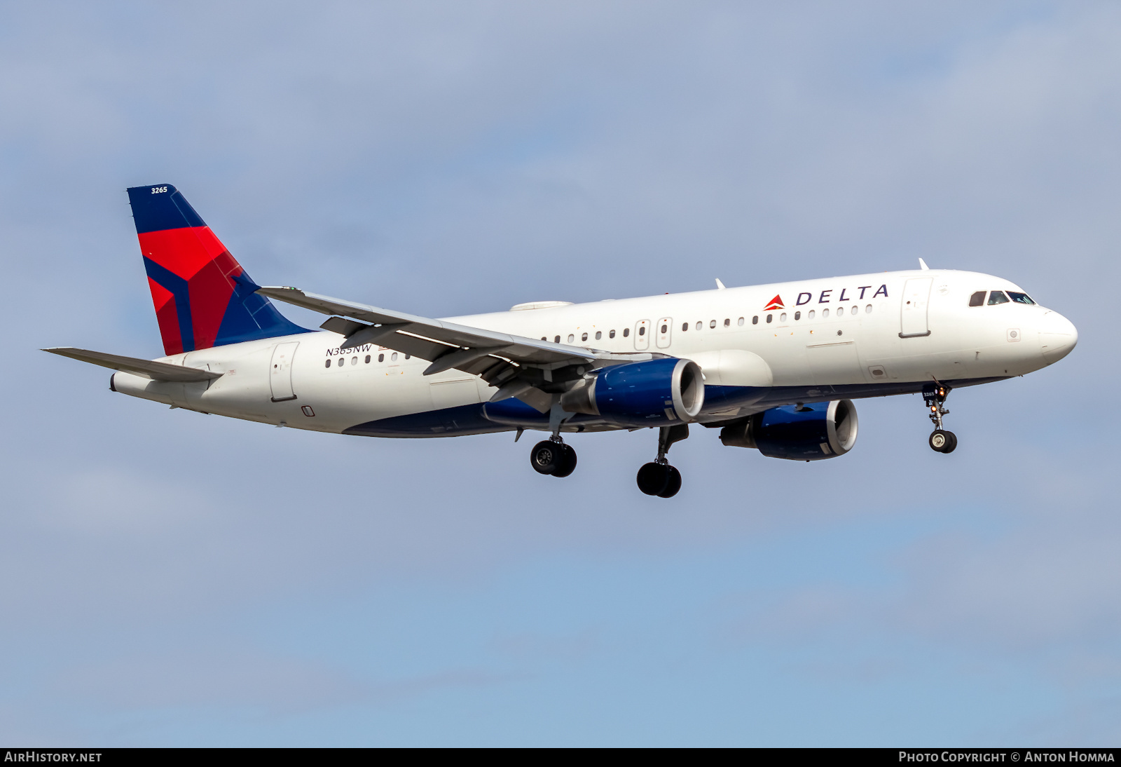 Aircraft Photo of N365NW | Airbus A320-212 | Delta Air Lines | AirHistory.net #281502